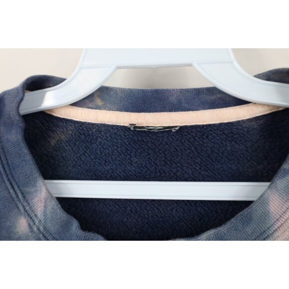 Vtg Y2K Nike Volleyball Womens Medium Spell Out Acid Wash Crewneck Sweatshirt - Picture 9 of 13